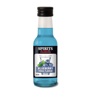 Blueberry vodka flavour bottle, Spirits Unlimited