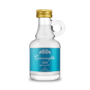 Connaught's Gin bottle with juniper oil label