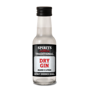 Spirits Unlimited Dry Gin essence bottle, 50mL