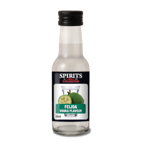 Feijoa vodka flavour bottle, Spirits Unlimited, 50ml