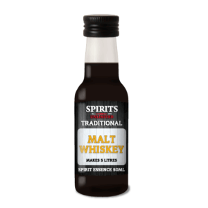 Bottle of malt whiskey essence, makes 5 litres