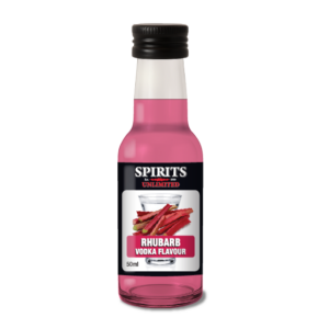 Spirits Unlimited Rhubarb Vodka Flavour 50ml bottle