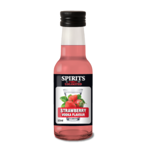 Strawberry vodka flavour bottle by Spirits Unlimited